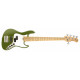SADOWSKY MetroExpress 21-Fret Hybrid P/J Bass, Maple, 5-String (Solid Sage Green Metallic Satin)