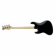 SADOWSKY MetroExpress 21-Fret Vintage J/J Bass, Maple, 4-String (Solid Black High Polish)