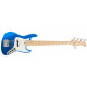 SADOWSKY MetroExpress 21-Fret Vintage J/J Bass, Maple, 5-String (Ocean Blue Metallic High Polish)