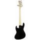 SADOWSKY MetroExpress 21-Fret Hybrid P/J Bass, Maple, 5-String (Solid Black High Polish)