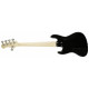 SADOWSKY MetroExpress 21-Fret Hybrid P/J Bass, Maple, 5-String (Solid Black High Polish)
