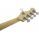 SADOWSKY MetroExpress 21-Fret Hybrid P/J Bass, Maple, 5-String (Solid Black High Polish)