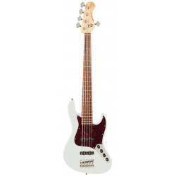 SADOWSKY MetroExpress 21-Fret Vintage J/J Bass, Morado, 5-String (Solid Olympic White High Polish)