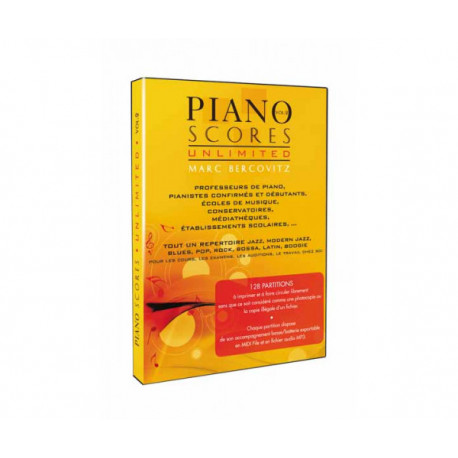 Програмне забезпечення PRODIPE PIANO SCORES UNLIMITED VOL 2. MARC BERCOVITZ