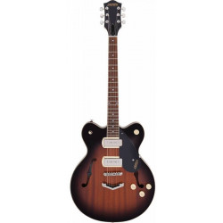 GRETSCH G2622-P90 STREAMLINER CENTER BLOCK DOUBLE-CUT P90 WITH V-STOPTAIL HAVANA BURST