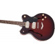 GRETSCH G2622-P90 STREAMLINER CENTER BLOCK DOUBLE-CUT WITH V-STOPTAIL CLARET BURST