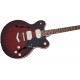 GRETSCH G2622-P90 STREAMLINER CENTER BLOCK DOUBLE-CUT WITH V-STOPTAIL CLARET BURST