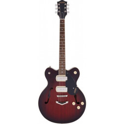GRETSCH G2622-P90 STREAMLINER CENTER BLOCK DOUBLE-CUT WITH V-STOPTAIL CLARET BURST