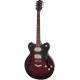 GRETSCH G2622-P90 STREAMLINER CENTER BLOCK DOUBLE-CUT WITH V-STOPTAIL CLARET BURST