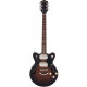 GRETSCH G2655-P90 STREAMLINER CENTER BLOCK JR. DOUBLE-CUT P90 WITH V-STOPTAIL BROWNSTONE