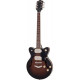 GRETSCH G2655-P90 STREAMLINER CENTER BLOCK JR. DOUBLE-CUT P90 WITH V-STOPTAIL BROWNSTONE
