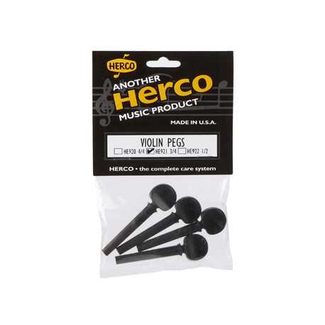 DUNLOP HE921 HERCO VIOLIN PEGS - 3/4 SIZE