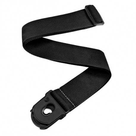 D'ADDARIO PLANET LOCK POLY PRO GUITAR STRAP (BLACK)