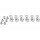 FENDER LOCKING MACHINE HEADS FOR STRATOCASTER/TELECASTER ALL SHORT POST CHROME