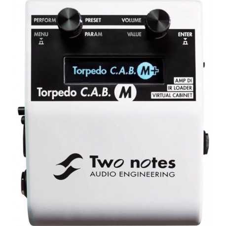 TWO NOTES TORPEDO CAB M+