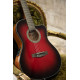 CORT Jade E Nylon (Burgundy Red Burst)