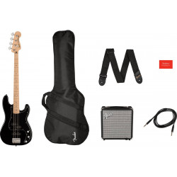 SQUIER by FENDER AFFINITY SERIES PJ BASS START PACK BLACK