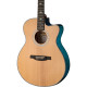 PRS SE A50E (Natural w/ Black Gold Burst)