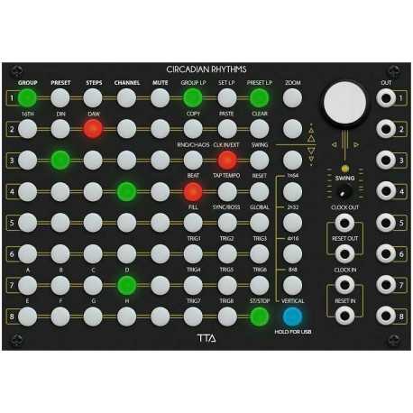 Tiptop Audio Circadian Rhythms Grid Sequencer - Black
