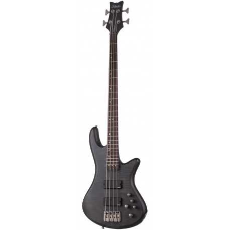 SCHECTER STILETTO STUDIO 4 SEE-THRU BLACK SATIN STBLS
