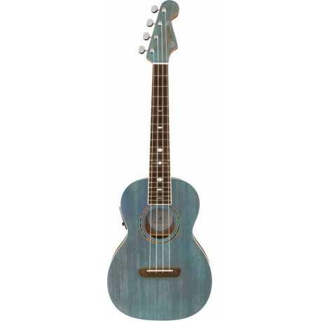 FENDER DHANI HARRISON UKULELE WN TURQUOISE