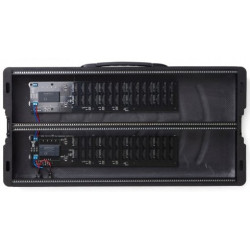 Erica Synths 2x104HP Carbon Fiber Travel Case with Lid (EU plug)