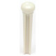 GRAPH TECH PP-1142-00 TUSQ Bridge Pins Martin Style 2mm White / Mother-Of-Pearl Dot (6 Pcs)