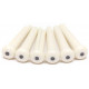GRAPH TECH PP-1122-00 TUSQ Bridge Pins Martin Style 2mm White / Black Dot (6 Pcs)