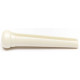 GRAPH TECH PP-1122-00 TUSQ Bridge Pins Martin Style 2mm White / Black Dot (6 Pcs)