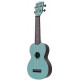 KALA WATERMAN GITD BLUE SOPRANO UKULELE
