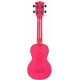 KALA WATERMAN FLUORESCENT PINK SOPRANO UKULELE