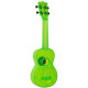 KALA WATERMAN FLUORESCENT GREEN SOPRANO UKULELE