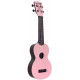 KALA WATERMAN SOFT PINK MATTE SOPRANO UKULELE