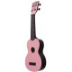KALA WATERMAN SOFT PINK MATTE SOPRANO UKULELE