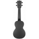 KALA WATERMAN MATTE BLACK SOPRANO UKULELE