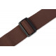 LEVY'S M8POLY-BRN CLASSICS SERIES POLYPROPYLENE GUITAR STRAP (BROWN)