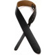 LEVY'S M12-BLK CLASSICS SERIES GUITAR STRAP (BLACK)