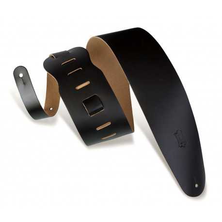 LEVY'S M4-BLK CLASSICS SERIES GUITAR STRAP (BLACK)