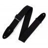 LEVY'S MC8-BLK CLASSICS SERIES COTTON GUITAR STRAP (BLACK)