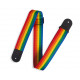 LEVY'S M8POLY-RNB CLASSICS SERIES POLYPROPYLENE GUITAR STRAP (RAINBOW)