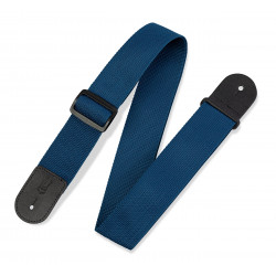LEVY'S M8POLY-NAV CLASSICS SERIES POLYPROPYLENE GUITAR STRAP (BLUE)