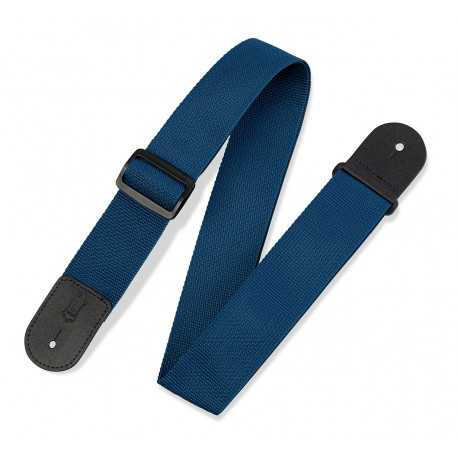 LEVY'S M8POLY-NAV CLASSICS SERIES POLYPROPYLENE GUITAR STRAP (BLUE)