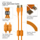 UDG ULTIMATE AUDIO CABLE USB 2.0 AB ORANGE STRAIGHT 1M