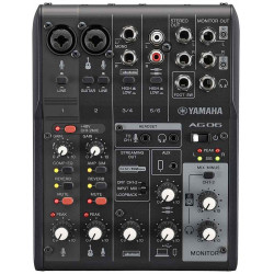 YAMAHA AG06MK2 BLACK