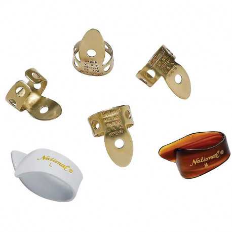 D'ADDARIO National Pick Variety Pack - Finger and Thumb Picks 6 Pack