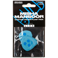 DUNLOP MISHA MANSOOR CUSTOM DELRIN FLOW PICK LIVE .65MM