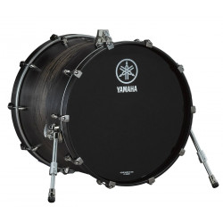 YAMAHA Live Custom Hybrid Oak Bass Drum 22"x18" (UZU Charcoal Sunburst)