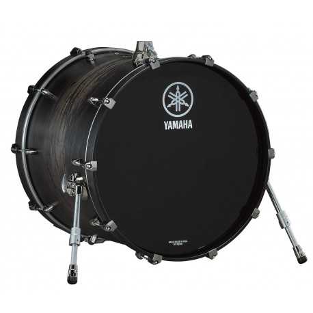 YAMAHA Live Custom Hybrid Oak Bass Drum 22"x18" (UZU Charcoal Sunburst)