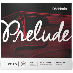 D'ADDARIO PRELUDE CELLO STRING SET 4/4 Scale Medium Tension