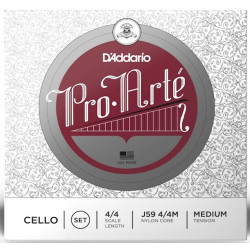 D'ADDARIO PRO-ARTÉ CELLO STRING SET 4/4 Scale Medium Tension
